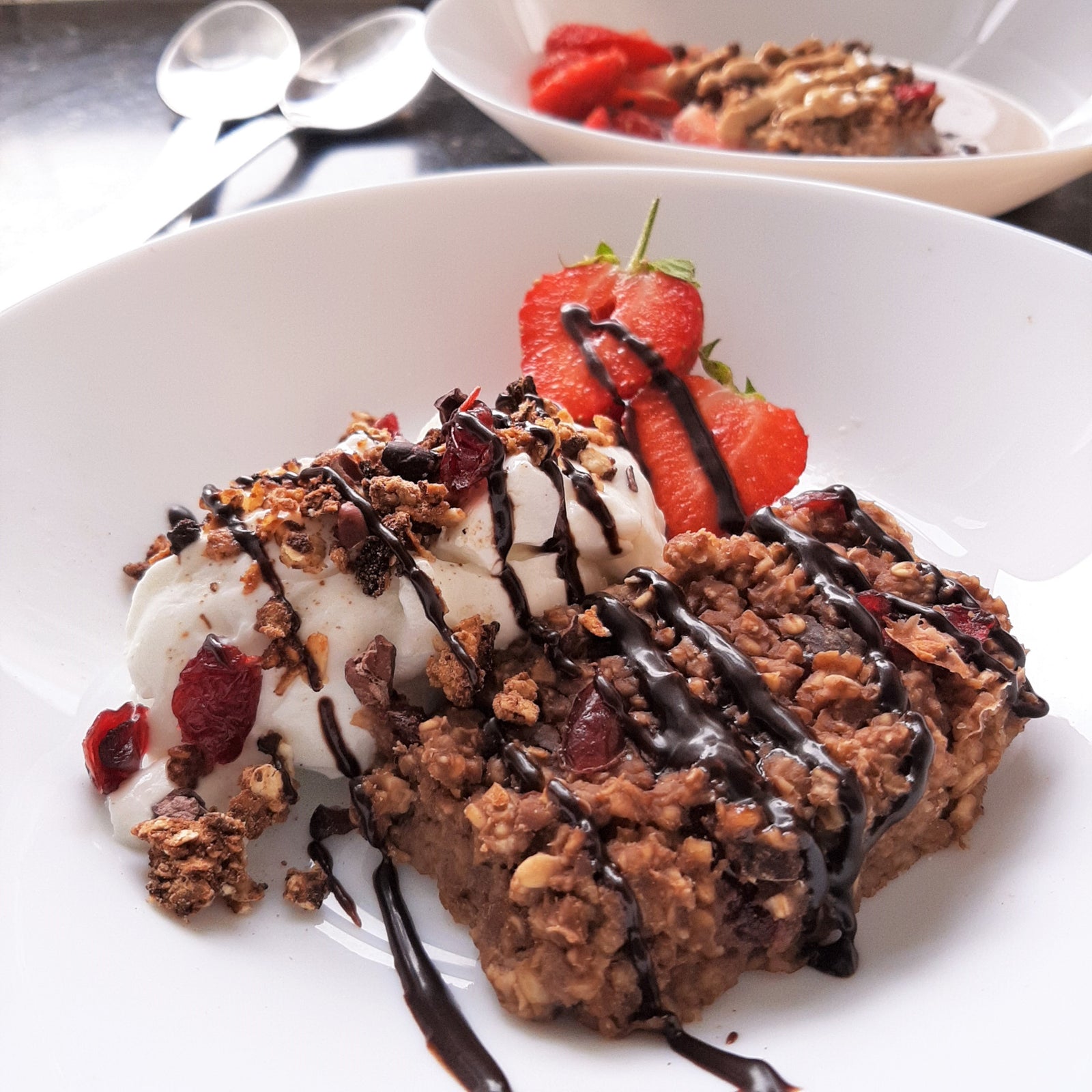 [RECIPE] Chocolate Brownie Baked Oats