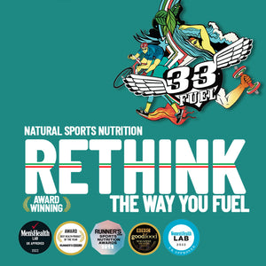 Award-winning 33Fuel natural sports nutrition