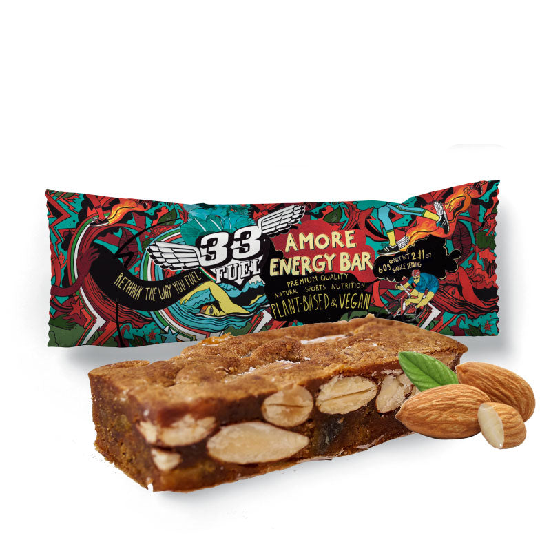 Natural energy bar vegan energy bars 33fuel amore 