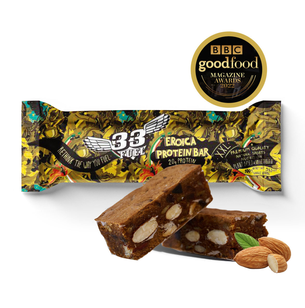 33fuel review - eroica protein bar