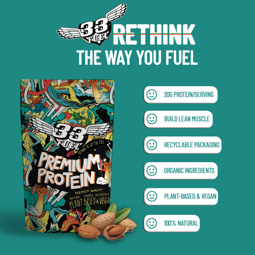 Plant based protein powder natural protein powder 33fuel 2
